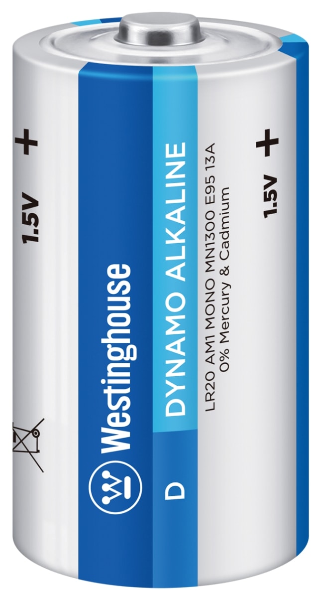 батарейка Westinghouse LR20/D Dynamo Alkaline-BP2 