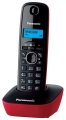 радиотелефон DECT Panasonic KX-TG1611RU red