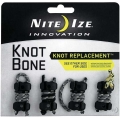 комплект креплений+шнур Nite Ize Knot Bone #3, 4 шт. + шнур 