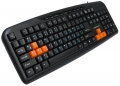 клавиатура Nakatomi KN-11U black/orange