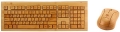 клавиатура+мышь Konoos KBKM-01 бамбук