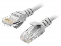патч-корд ATcom UTP, 2 m, литой, RJ45, Cat.5e серый
