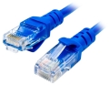 патч-корд ATcom UTP, 7,5 m, литой, RJ45, Cat.5e синий