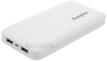 Внешний аккумулятор 2 usb Energizer Power Bank UE15005 15000 mAh white