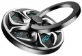 попсокет на телефон Rock Spinner Ring Holder silver
