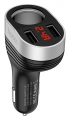 автомобильное зарядное устройство Hoco Z29 Regal digital display cigarette lighter car charger black