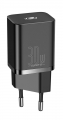 сетевое зарядное устройство USB type C Baseus Super Si quick charger IC 30W black
