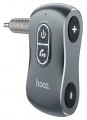 bluetooth AUX аудиоадаптер Hoco E73 Tour Car AUX BT Receiver metal grey