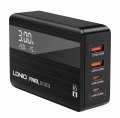 настольное зарядное устройство LDNIO A4808Q LED Display 65W Desktop Charger black