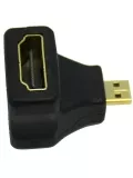 адаптер Gembird HDMI-microHDMI 19F/19M угловой 
