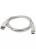 удлинитель Gembird AM-AF 1.8м USB2.0 (CC-USB2-AMAF-6) grey