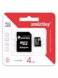 карта памяти SmartBuy 4Gb microSDHC Class 4 