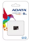 карта памяти A-DATA 8Gb microSDHC Class 4 без адаптера 