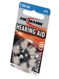 батарейки для слуховых аппаратов Ansmann ZA675/PR44-6BL 