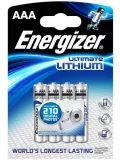 батарейки Energizer LR03/L92/AAA Lithium-4BL 