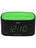 электронные часы настольные Uniel UTR-33 black/green
