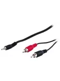 кабель межблочный Gembird 3.5mm>2xRCA 5.0m (M/M) CCA-458-5M 