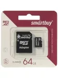 карта памяти SmartBuy 64Gb microSDXC Class 4 