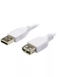удлинитель USB ATcom USB (Am->Af, феррит) 1.8 m white