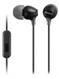 наушники с микрофоном Sony MDR-EX15AP black