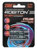 аккумуляторы (2 шт.) Robiton 2300 mAh R6/AA CYCLONE RTU-2BL 