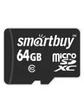 карта памяти SmartBuy 64Gb microSDXC Class 10 без адаптера 