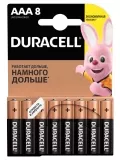 батарейки (8 шт.) Duracell LR03/AAA Basic-8BL 