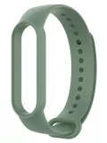 силиконовый ремешок Xiaomi для Mi Band 5 светло-зеленый