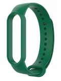 силиконовый ремешок Xiaomi для Mi Band 5 темно-зеленый