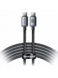 кабель передачи данных Baseus Crystal Shine Series Fast Charg Cable Type-C to Type-C 100W 2m black
