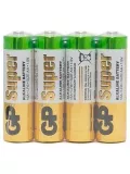 батарейки (4 шт.) GP LR6/AA Super Alkaline 15ARS-2SB4 