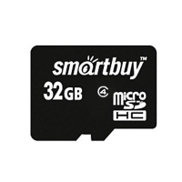 карта памяти SmartBuy 32Gb microSDHC Class 4 без адаптера