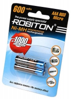 аккумулятор Robiton 600 mAh R03/AAA-2BL аккумулятор Robiton 600 mAh R03/AAA-2BL