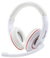 Белые наушники с микрофоном Gembird MHS-780 Белые наушники с микрофоном Gembird MHS-780