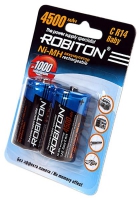 аккумуляторы (2 шт.) Robiton 4500 mAh R14/C-2BL