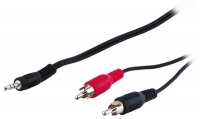 кабель межблочный Gembird 3.5mm>2xRCA 5.0m (M/M) CCA-458-5M кабель межблочный Gembird 3.5mm>2xRCA 5.0m (M/M) CCA-458-5M