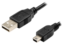 кабель передачи данных ATcom 1.8 m USB(Am)-&gt;miniUSB (феррит)