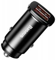 автомобильное зарядное устройство Baseus Square metal A+A 30W  Dual QC3.0 автомобильное зарядное устройство Baseus Square metal A+A 30W  Dual QC3.0