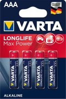 батарейки (4 шт.) Varta LR03/AAA LONGLIFE Max Power-4BL