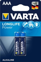 батарейки (2 шт.) Varta LR03/AAA LONGLIFE Power-2BL