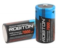аккумуляторы (2 шт) Robiton 7000MHD R20/D-SR2