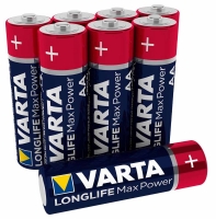 батарейки (8 шт.) Varta LR6/AA LONGLIFE Max Power-8BL батарейки (8 шт.) Varta LR6/AA LONGLIFE Max Power-8BL
