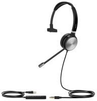 профессиональная гарнитура USB / 3.5 mm Yealink UH36 Mono UC профессиональная гарнитура USB / 3.5 mm Yealink UH36 Mono UC