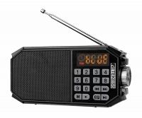 Портативный FM радиоприемник с блютуз Retekess TR610