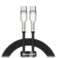 зарядный кабель для MacBook и iPhone Baseus Cafule Series Metal Data Cable Type-C to Type-C 100W 1m зарядный кабель для MacBook и iPhone Baseus Cafule Series Metal Data Cable Type-C to Type-C 100W 1m
