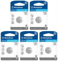 литиевые батарейки Westinghouse CR2430 5шт.