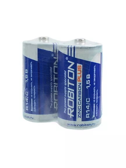 батарейки (2 шт.) Robiton PLUS R14/C-SR2