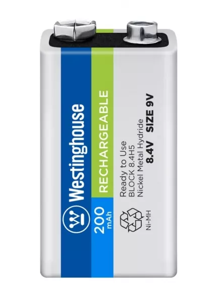 аккумулятор 9В Westinghouse 200 mAh 6F22/Крона-BP1
