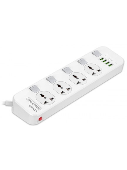 сетевой фильтр LDNIO SC4408 4USB*4 розетки 2м