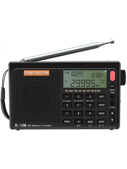всеволновый цифровой радиоприемник SIHUADON R-108